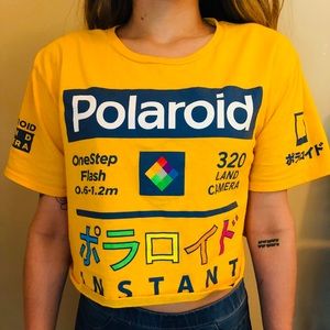 VINTAGE POLAROID CROP TOP